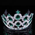 Pageant Crown Rhinestone Tiara Cristal Senhoras Coroas
